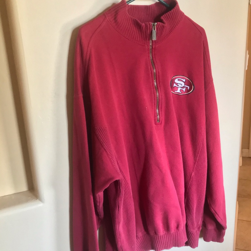 Vintage 49ers quarter zip